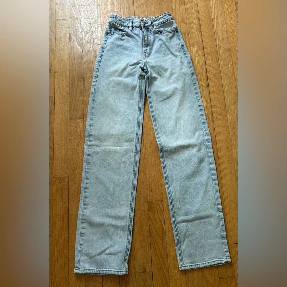 PacSun Light Blue Straight Leg Women's Jeans